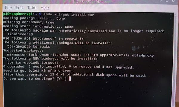 Cómo configurar un proxy Tor con Raspberry Pi
